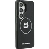 Dėklas Karl Lagerfeld IML Repeated Choupette MagSafe for Samsung Galaxy S26 Ultra juodos spalvos