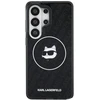 Dėklas Karl Lagerfeld IML Repeated Choupette MagSafe for Samsung Galaxy S26 Ultra juodos spalvos