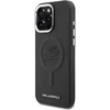 Dėklas Karl Lagerfeld Initial & Metal Logo MagSafe Apple iPhone 16 Pro Max juodos spalvos