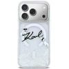 „Karl Lagerfeld“ skysto blizgučio „Karl Script“ logotipo „MagSafe“ dėklas, skirtas „iPhone 17 Pro“ – skaidrus