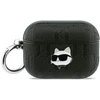 Dėklas Karl Lagerfeld Monogram Choupette Head Case for AirPods Pro 3 - Juodas