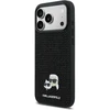 Karl Lagerfeld dėklas, skirtas IPHONE 17 Pro Max KLHCP17X6PRKCLK (Rhinestone W/ K&C PIN) juodas