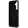 Dėklas Karl Lagerfeld Silicone Karl&Choupette Heads MagSafe skirtas Samsung Galaxy S25 FE juodos spalvos