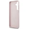 Dėklas Karl Lagerfeld Silicone Karl&Choupette Heads MagSafe skirtas Samsung Galaxy S25 FE rožinės spalvos