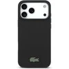 Dėklas Lacoste Iconic Petit Pique MagSafe Case + Wallet for Apple iPhone 17 Pro Max juodos spalvos