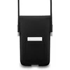 Dėklas Lacoste PVC Blend Monogram Metal Logo Phone Pouch XL juodos spalvos
