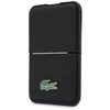 Dėklas Lacoste PVC Iconic Petit Pique MagSafe piniginė su stovu, juoda