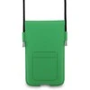 Dėklas Lacoste PVC Iconic Petit Pique Metal Logo Phone Pouch XL Žalias