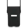 Dėklas Lacoste PVC Iconic Petit Pique Metal Logo Phone Pouch XL juodos spalvos