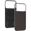 Dėklas Liavec Carbon Layer Magsafe Aramid Fiber Cover skirtas Apple iPhone 17 Pro auksinis