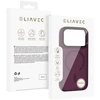 Dėklas Liavec Cloudy Case with Metal Camera Frame do Iphone 18 Pro Max/17 Pro Max violetinė (Camera Control Button)