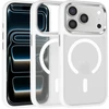 Dėklas Liavec Cloudy Case with Metal Camera Frame do Iphone 18 Pro Max/17 Pro Max balta (Camera Control Button)