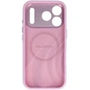Dėklas Liavec Silk Shield Case with Metal Camera Frame do Iphone 18 Pro Max/17 Pro Max rožinė