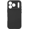 Liavec Silk Shield dėklas su metaliniu kameros rėmeliu, skirtas iPhone 18 Pro/17 Pro, juodas
