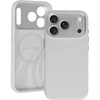 Liavec Silk Shield dėklas su metaliniu kameros rėmeliu, skirtas iPhone 18 Pro Max/17 Pro Max, pilkas