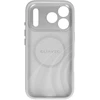 Liavec Silk Shield dėklas su metaliniu kameros rėmeliu, skirtas iPhone 18 Pro Max/17 Pro Max, pilkas