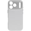 Liavec Silk Shield dėklas su metaliniu kameros rėmeliu, skirtas iPhone 18 Pro/17 Pro, pilkas