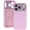 Dėklas Liavec Silk Shield Case with Metal Camera Frame do Iphone 18 Pro Max/17 Pro Max rožinė