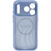 Liavec Silk Shield dėklas su metaliniu kameros rėmeliu, skirtas iPhone 18 Pro/17 Pro, šviesiai mėlynas