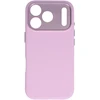 Dėklas Liavec Silk Shield Case with Metal Camera Frame do Iphone 18 Pro Max/17 Pro Max rožinė