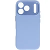 Liavec Silk Shield dėklas su metaliniu kameros rėmeliu, skirtas iPhone 18 Pro/17 Pro, šviesiai mėlynas