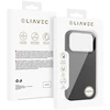 Liavec šilkinis dėklas su metaliniu kameros rėmeliu, skirtas Iphone 18 Pro/17 Pro, juodas
