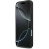 Mercedes odinis dėklas su lauro lapų ir dryžių raštu, MagSafe, iPhone 17 Pro Max, mėlynas
