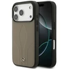 Dėklas Mercedes Leather The Move MagSafe Apple iPhone 17 Pro taupe