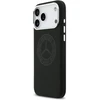 Dėklas Mercedes Silicone Vintage Logo MagSafe Apple iPhone 17 Pro Max juodos spalvos