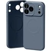 Dėklas Mercury Semi-Silicone MagSafe case for Apple iPhone 17 Pro Max sierra mėlynos spalvos