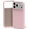 Dėklas Mercury Silicone skirtas Apple iPhone 17 Pro rožinės spalvos