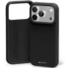 Mercury Silicone dėklas skirtas Apple iPhone 17 Pro juodos spalvos