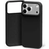 Mercury Silicone dėklas skirtas Apple iPhone 17 Pro juodos spalvos