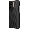 „Nillkin“ sintetinio pluošto PRO magnetinis rašiklio lizdo dėklas, skirtas „Samsung Galaxy Z Fold 7“, auksinis