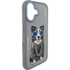 „Nimmy Glasses Cool nag“ dėklas „iPhone 17“ – pilkas