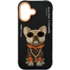 Dėklas NIMMY case GLASSES COOL DOG for IPHONE 17 juodas