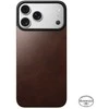 Dėklas Nomad Magnetic odinis galinis dangtelis, rustic rudos spalvos (Horween), Magsafe – iPhone 17 Pro Max