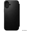 Dėklas Nomad Modern Leather Folio, juodas - iPhone 16 Plus