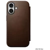Nomad modernus odinis dėklas, rudas – iPhone 16