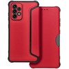 OEM RAZOR Book dėklas Samsung Galaxy A52 5G / A52 LTE (4G) / A52s 5G, raudonas