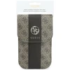 Telefonų dėklas Guess 4G & Classic Logos Stripe Strap rudas