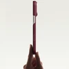 Dėklas PITAKA Edge Argyle MagSafe, skirtas iPhone 18 Pro / 17 Pro, bordo spalvos