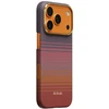 Dėklas PITAKA Edge dėklas California Dream 02 skirtas Apple iPhone 17 Pro sunset