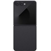 Dėklas PITAKA Ultra-Slim MagSafe skirtas Samsung Galaxy Z Flip7 juodos ir pilkos spalvos