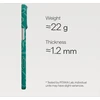 Dėklas PITAKA Ultra-Slim Monogram MagSafe Apple iPhone 17 Pro Max auksinis žalias
