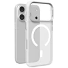 Puro „Lightfeel“ „iPhone 17 Pro“ dėklas, suderinamas su „MagSafe“ – skaidrus ir baltas