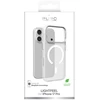 Puro „Lightfeel“ „iPhone 17 Pro“ dėklas, suderinamas su „MagSafe“ – skaidrus ir baltas