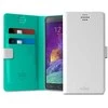 Dėklas PURO Uniwallet Bi-Color - Universal 360 ° swivel case with card slots, dydis XXL baltas