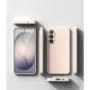 Dėklas Ringke Silicone Magnetic MagSafe Samsung Galaxy S26+ Plus rožinio smėlio spalvos