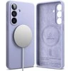 Dėklas „Ringke“ silikoninis magnetinis „MagSafe“ „Samsung Galaxy S26+ Plus“ levandų spalvos